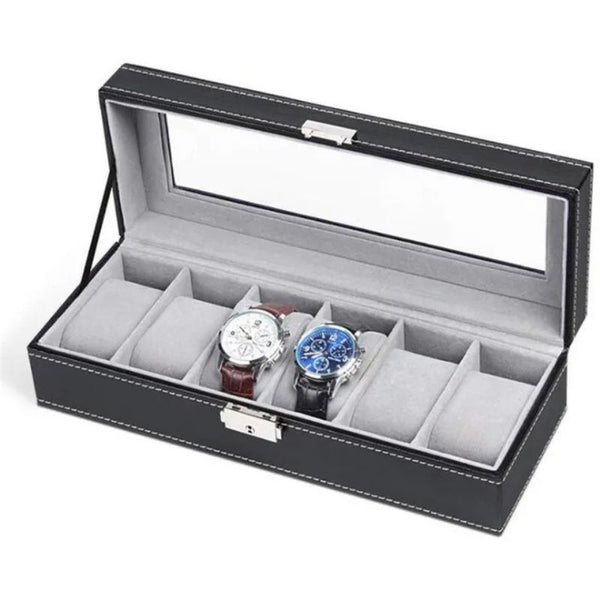 Boîte rangement montre homme