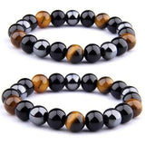 Bracelet œil de tigre homme