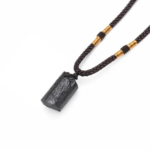 Pendentif tourmaline noire