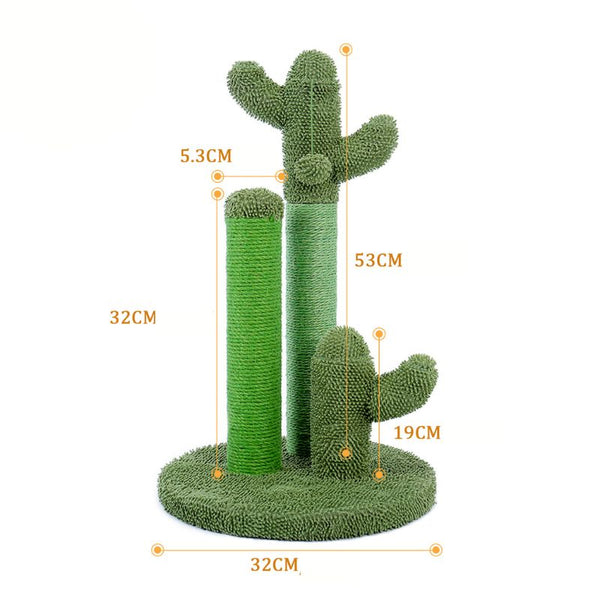 Arbre à chat en forme de cactus