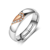 Bague saint-valentin couple