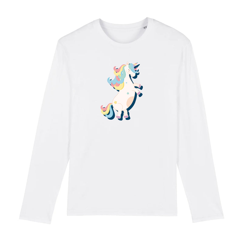 T shirt Manches longues Homme Licorne danse