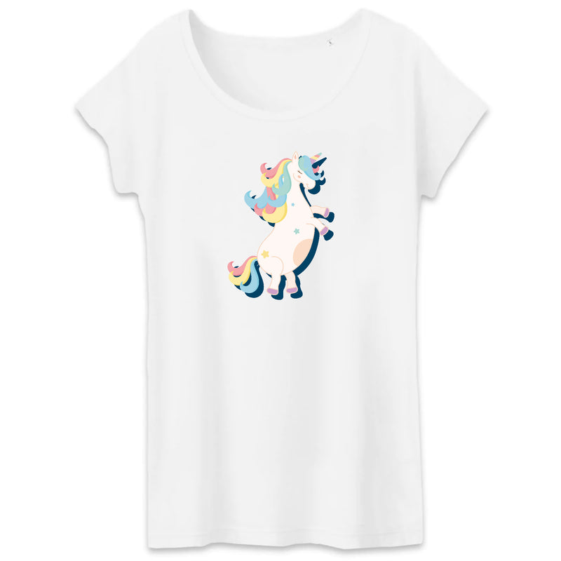 T shirt Femme Licorne danse