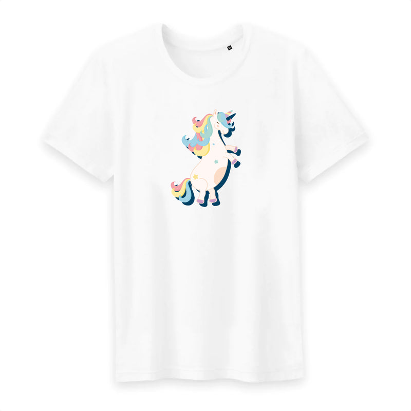 T shirt homme col rond Licorne danse