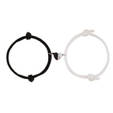 Bracelet couple aimanté cœur