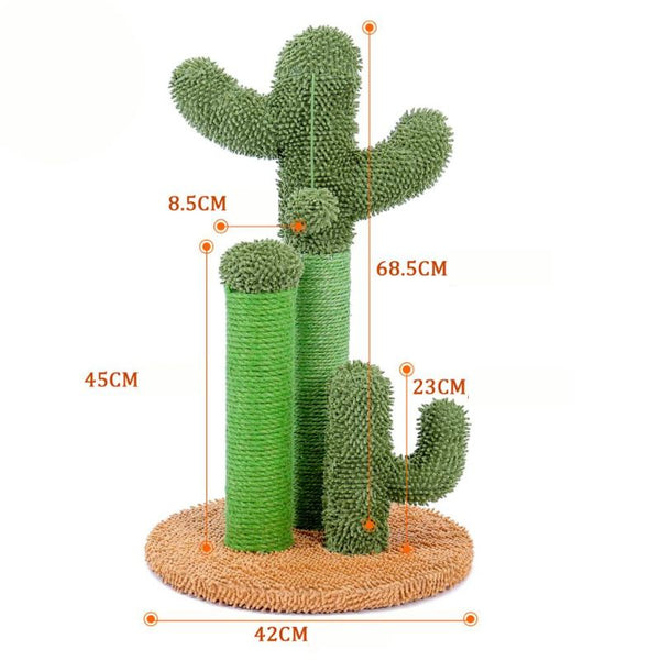 Arbre à chat en forme de cactus