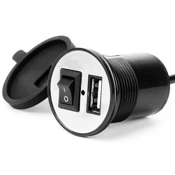 Chargeur usb moto avec interrupteur