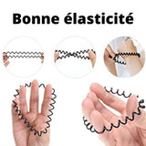 Elastique cheveux bouclés