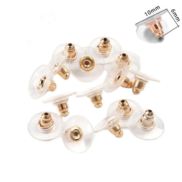 Fermoir silicone boucle d oreille