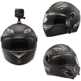 Fixation support gopro casque moto