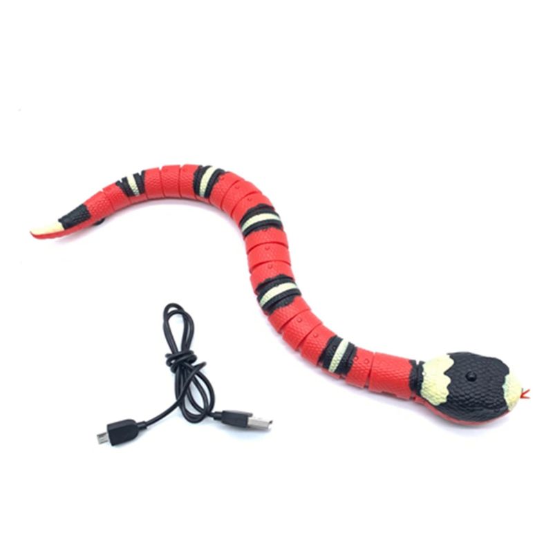 Jouet serpent pour chat