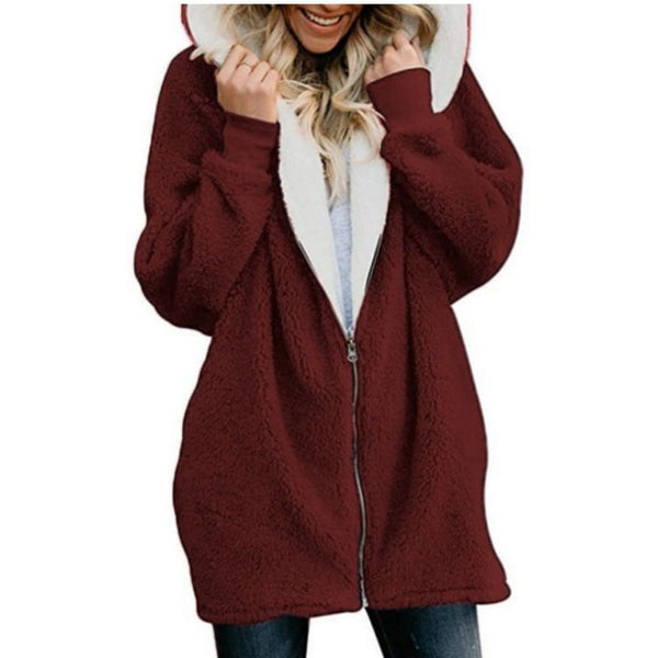 Manteau chaud femme hiver