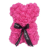 Nounours saint-valentin rose