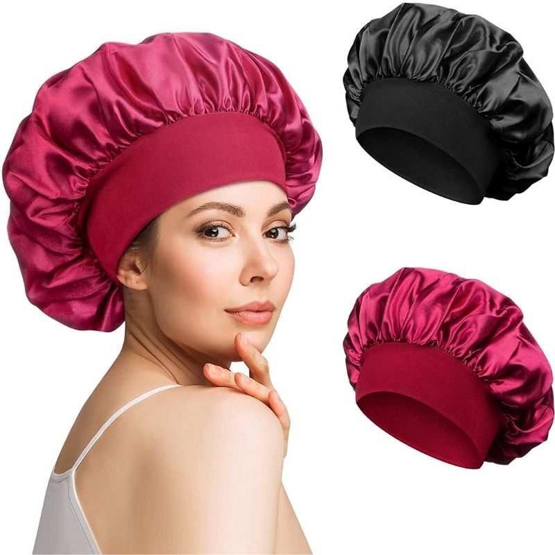 Bonnet cheveux soie