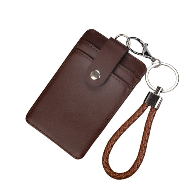 Porte-badge cuir