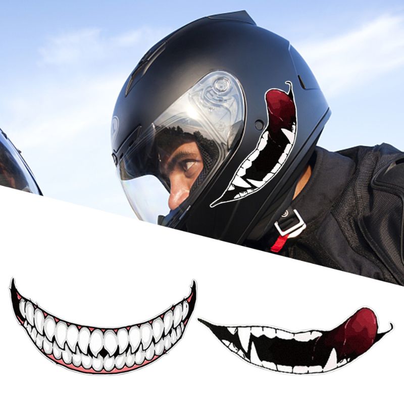 Autocollant casque moto