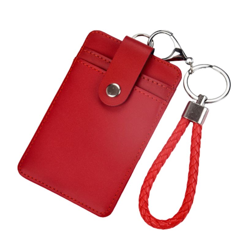 Porte-badge cuir