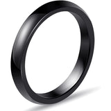 Bague céramique noire