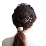 Barrette cheveux dorée