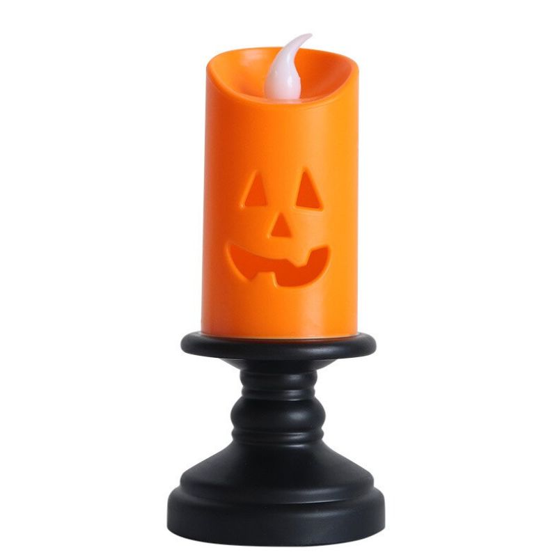 Bougie citrouille halloween