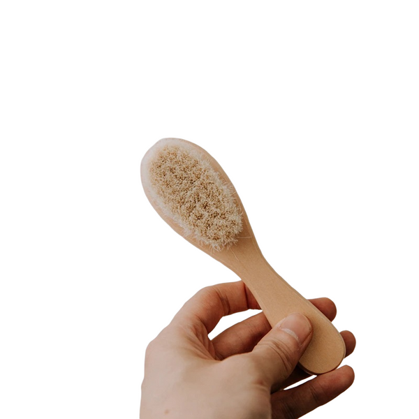 Brosse bébé bois