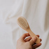 Brosse bébé bois