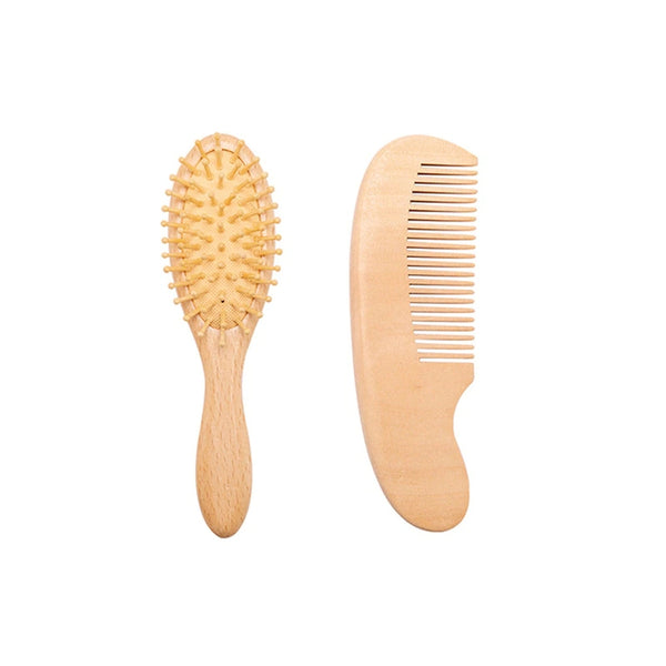 Brosse bébé bois