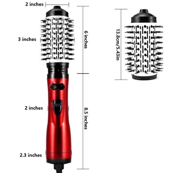 Brosse soufflante rotative cheveux courts