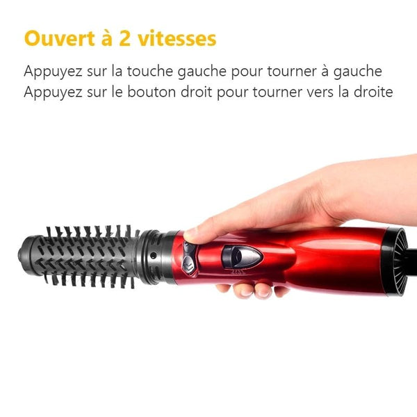 Brosse soufflante rotative cheveux courts