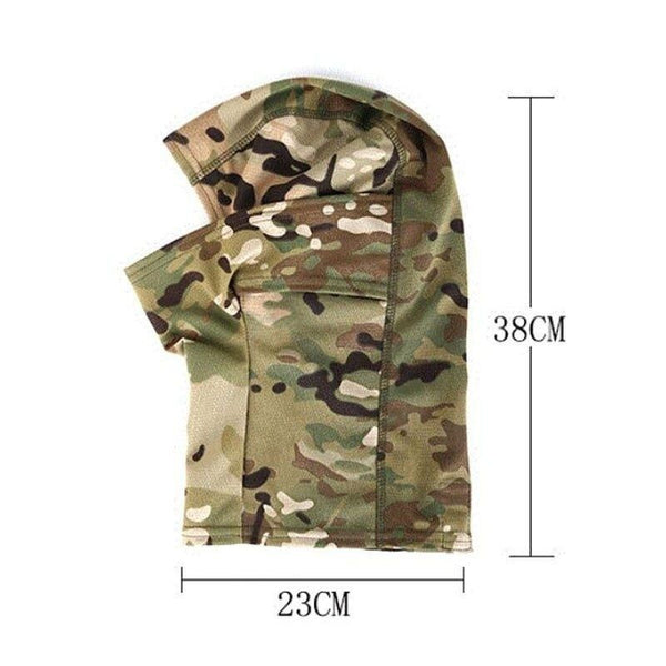 Cagoule camouflage