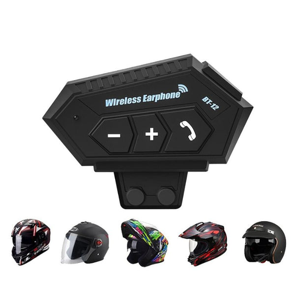 Micro casque moto sans fil