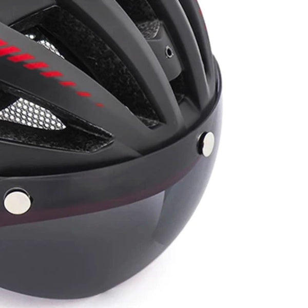 Casque velo visiere