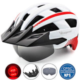 Casque velo visiere