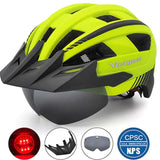 Casque velo visiere