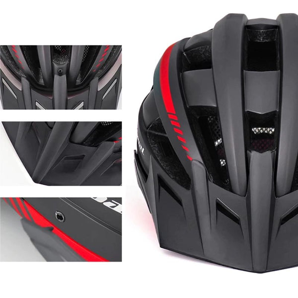 Casque velo visiere