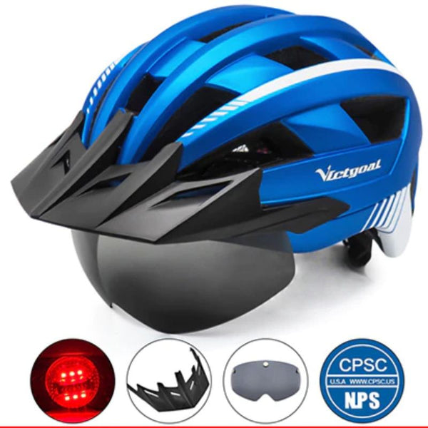 Casque velo visiere