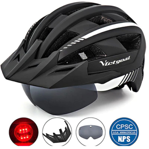 Casque velo visiere