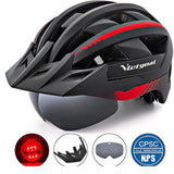 Casque velo visiere