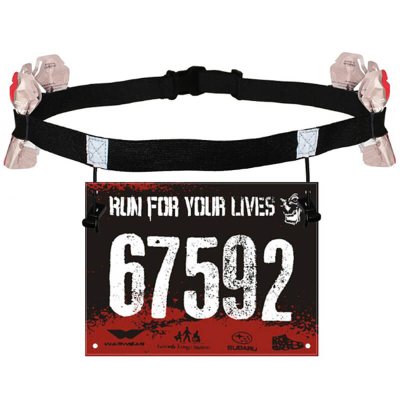 Ceinture porte dossard trail