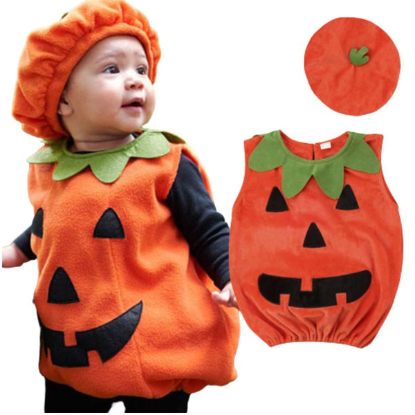 Costume citrouille bébé