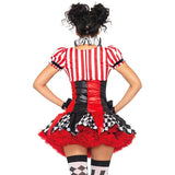 Costume clown halloween femme