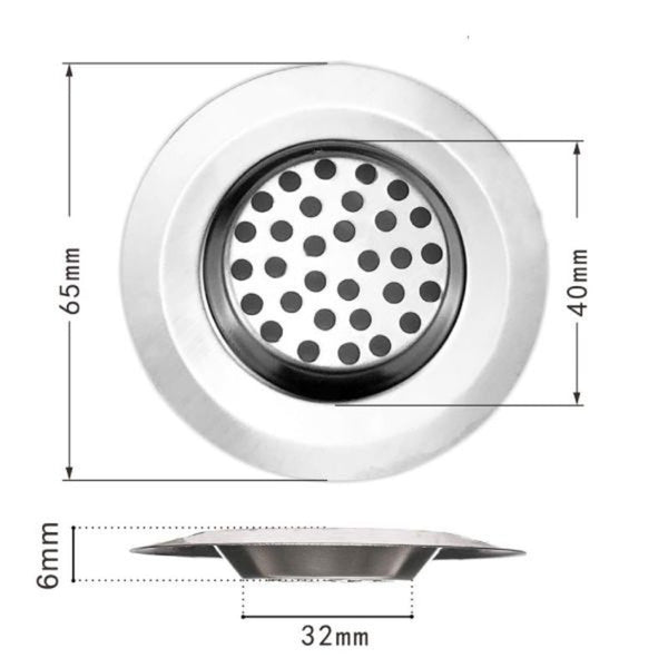 Filtre évier inox