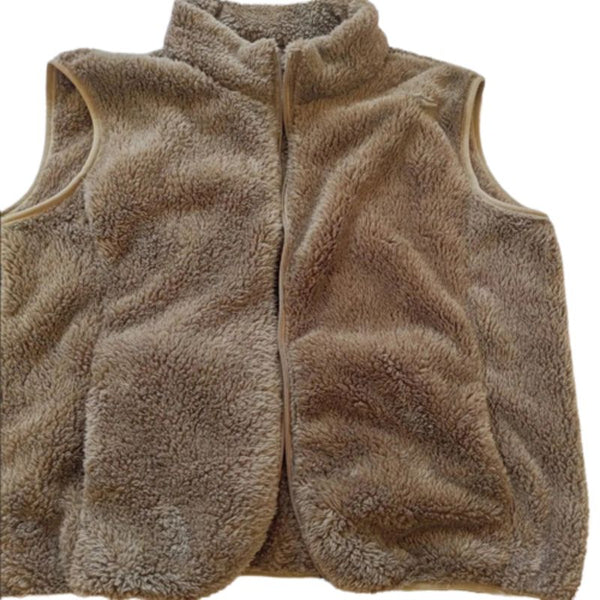 Gilet moumoute femme