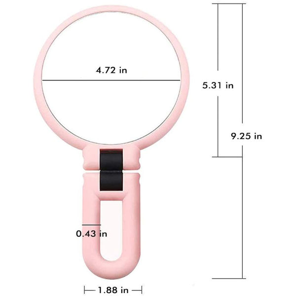 Miroir de poche grossissant