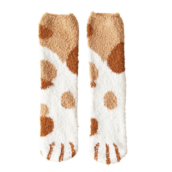 Chaussettes pattes de chat