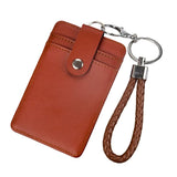 Porte-badge cuir