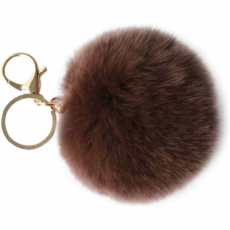 Porte clé pompon