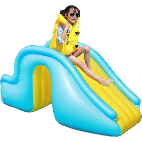 Toboggan piscine gonflable